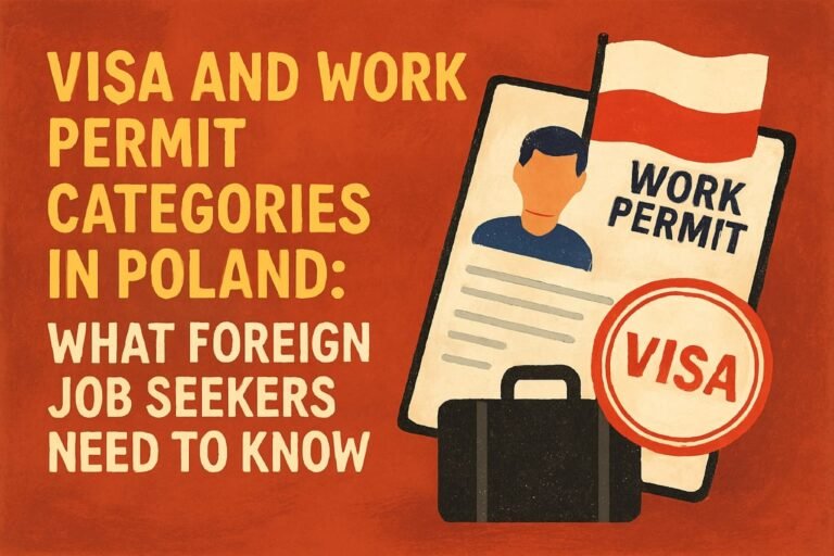 Visa and Work Permit Categories in Poland: What Foreign Job Seekers Need to Know